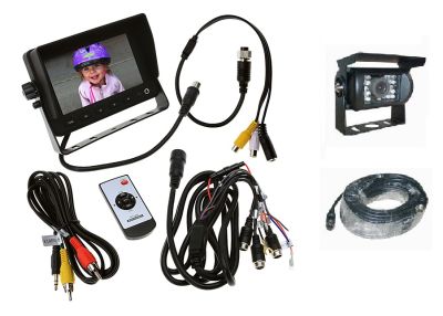 5" Single Screen + 1 CCD Camera - RV/Bus Camera System