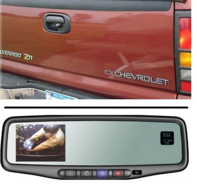 Backup Cam w/ OnStar® Mirror, Temp and Compass, Fits 99-07 (classic) Silverado, Sierra 