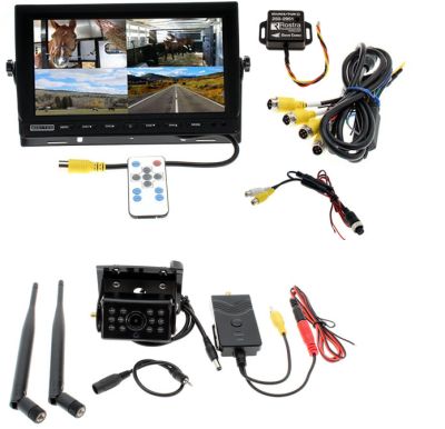 Wireless Camera kit with 10" monitor compatible with Furrion® Pre-wire