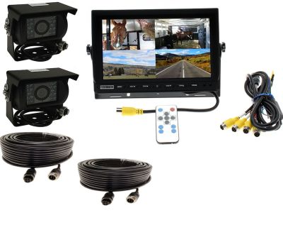 10" High Definition Quad Screen + 2 AHD Camera -Complete System