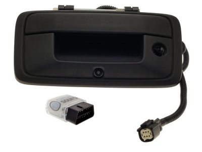 Plug & Play OE Tailgate Handle Camera Kit-Programmer included, Fits 2014-15 Sierra, Silverado 
