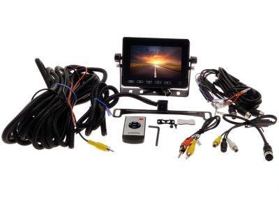 5" Commercial Grade Monitor with License Plate Mounted Camera