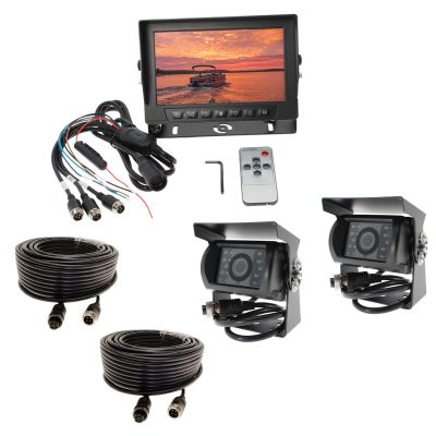 7" Waterproof Single Screen + 2 CCD Cameras - Camera System
