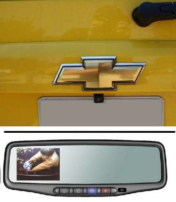 Premium Backup Camera Kit + OnStar® Mirror, Fits 09-14 Tahoe, Suburban, Yukon, SUV 