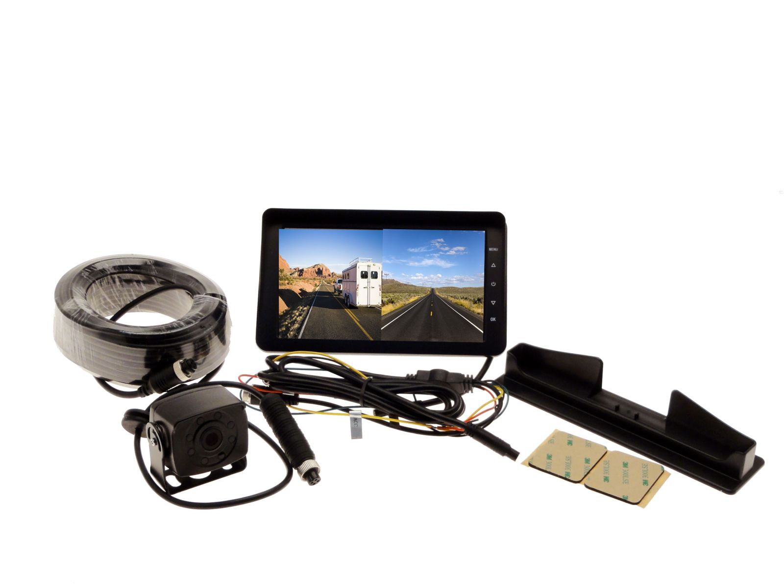 Hd Dashcam Wireless WiFi Connection Front and Rear Dual Lens with