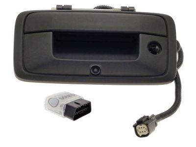 Plug & Play OE Tailgate Handle Camera Kit-Programmer included, Fits 2014-15 Sierra, Silverado 