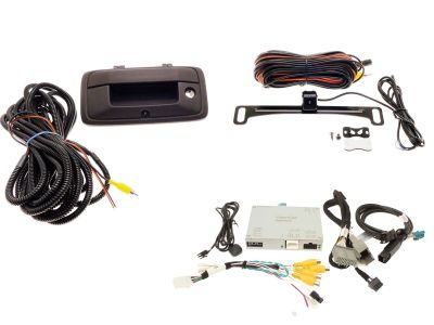 Front & Rear Tailgate Camera Kit for 7" IOB Factory Display, Fits 2016-2018 Sierra,Silverado 