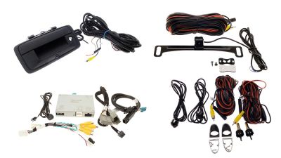 Front, Rear, and Side Camera Kit for 7" IOB Display, Fits 2016-2018 GM® 