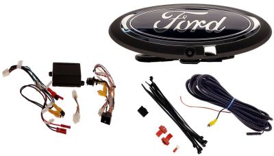 OE Front Emblem Camera Kit for 4.2" Factory Display, Fits 2018-2020 F150  