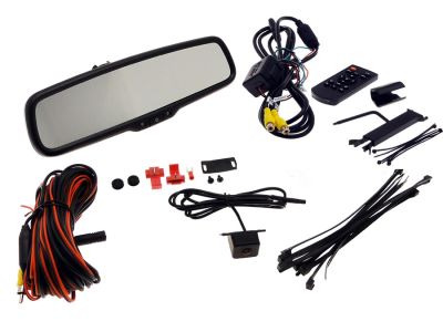 Backup Camera, Aftermarket Video Mirror, Fits 2003-2015 Toyota® 4Runner 