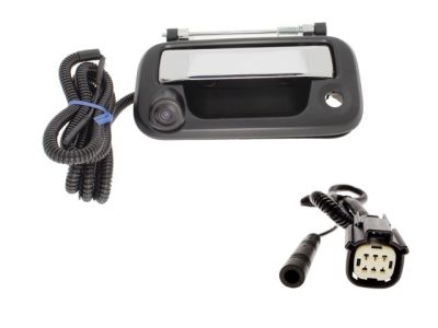 Plug & Play Tailgate Handle Replacement Camera For 2008-2014 F-150-Chrome 
