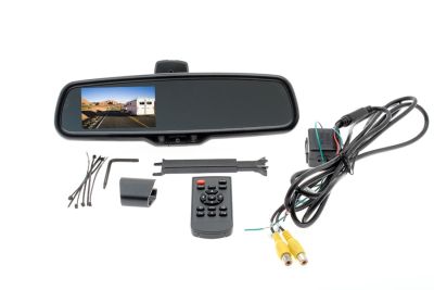 Rear Camera Display Mirror, 4.3" screen, 2 inputs