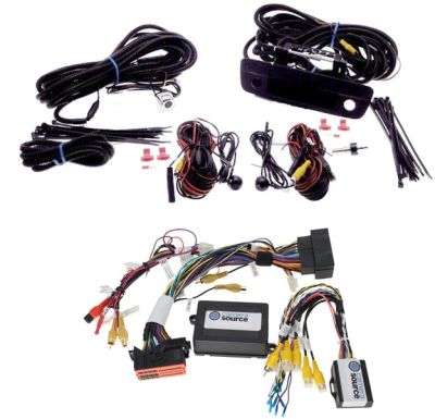 Front, Rear, and Side Camera Kit for Factory Display, Fits 2013-18 RAM®   