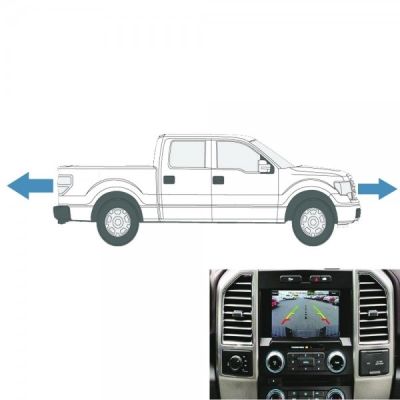 Front & Rear Camera Kit for 8" Display, Fits 2013-14 F150 