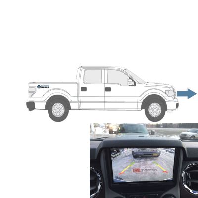 Surface Mount Front Camera Kit for 8" Displays, Fits 2015 F150 