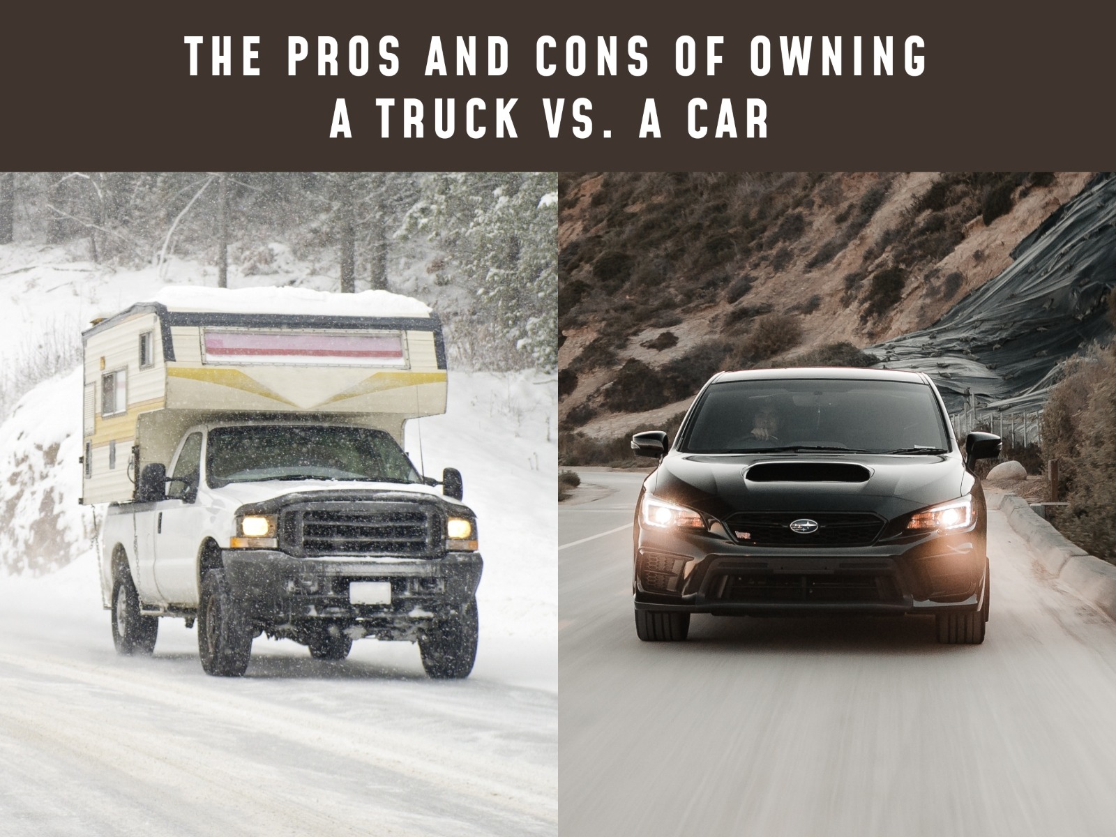 The Pros and Cons of Owning a Truck Vs. a Car The Pros and Cons of Owning a Truck Vs. a Car