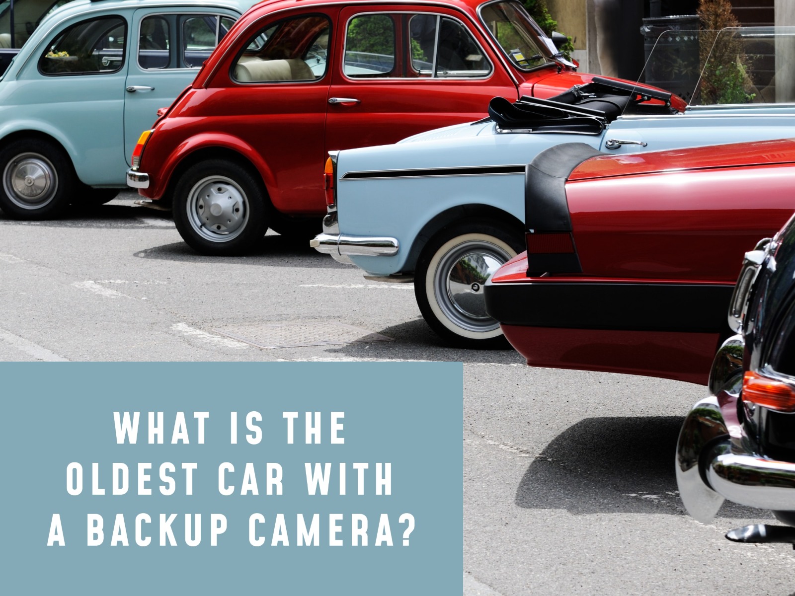 What Model Year Did Backup Cameras Mandatory? Camera Source